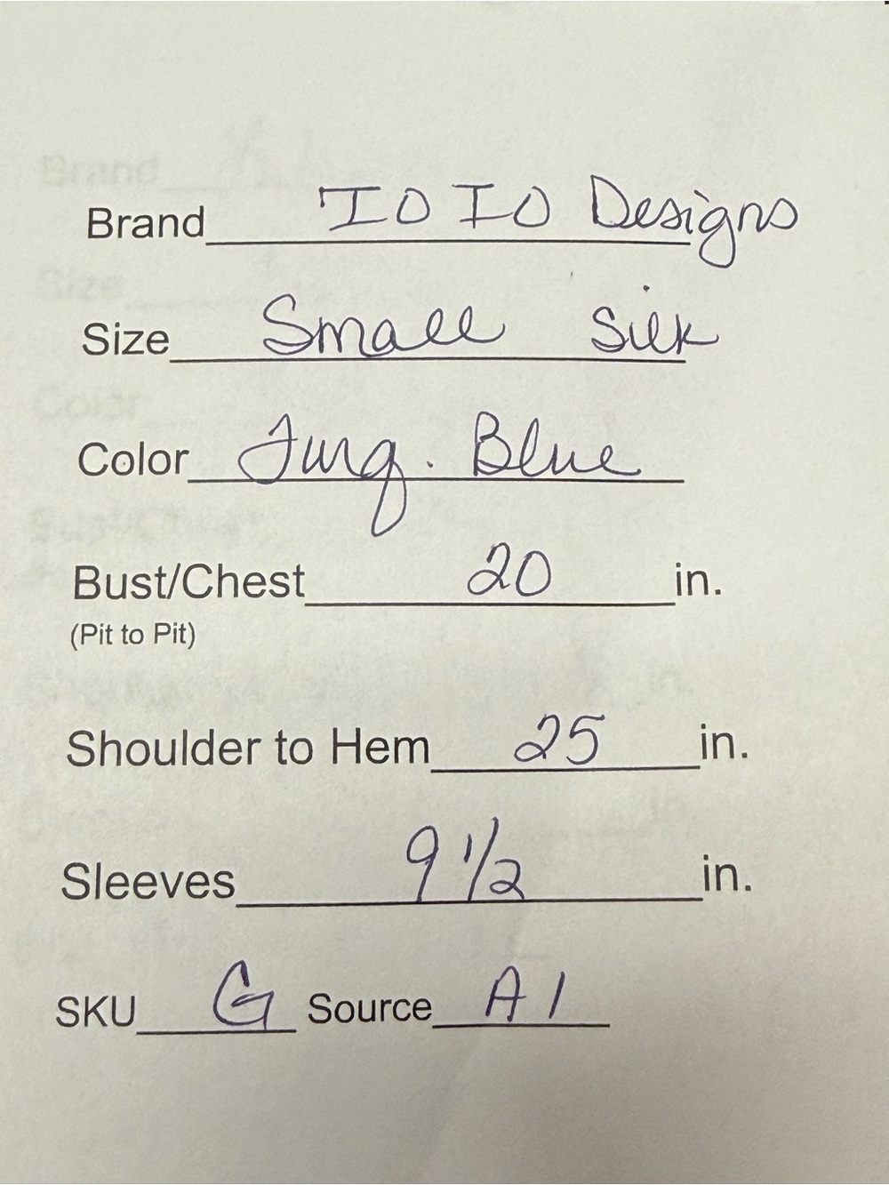 1010 Design Silk Blouse Small Turquoise Blue Short Sleeve Career Chic Top - Picture 9 of 9